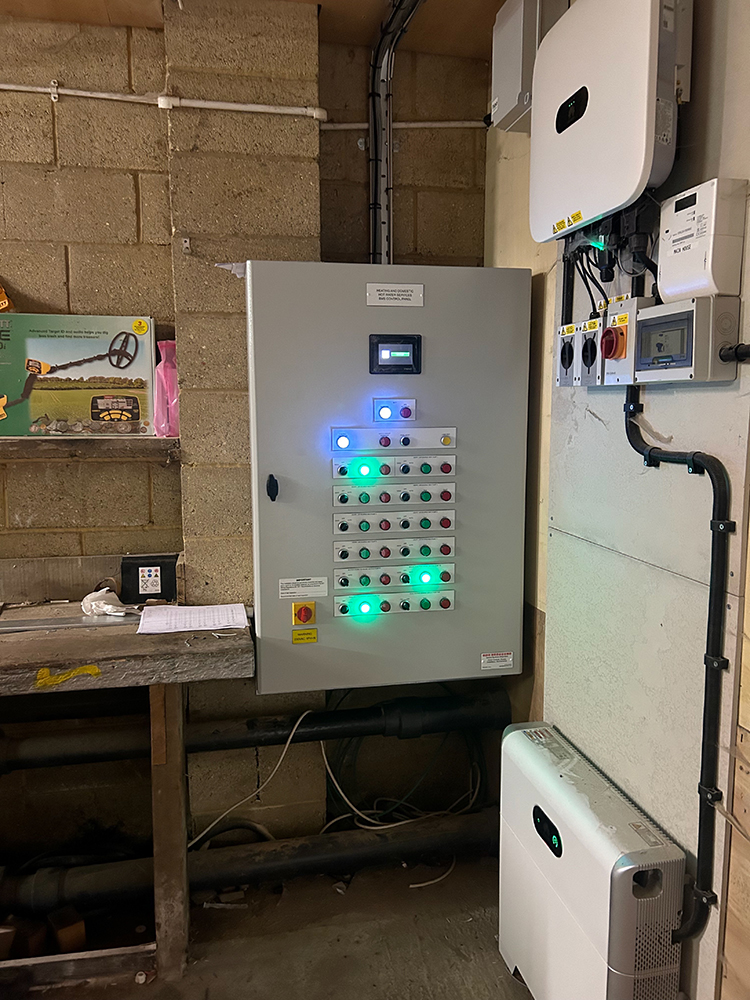 Commercial heating system installation at Avington Park Winchester