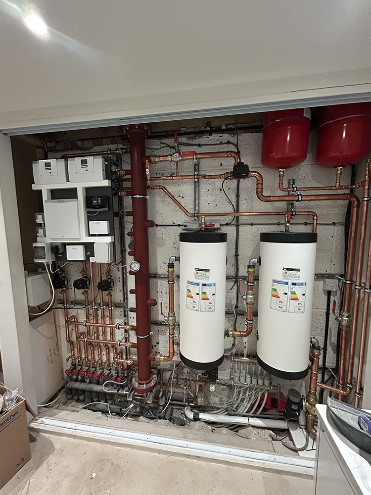 the new heating system at Stillwaters House